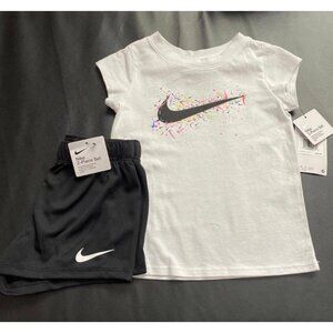 NWT Nike Confetti Athletic Set Girls Size 5